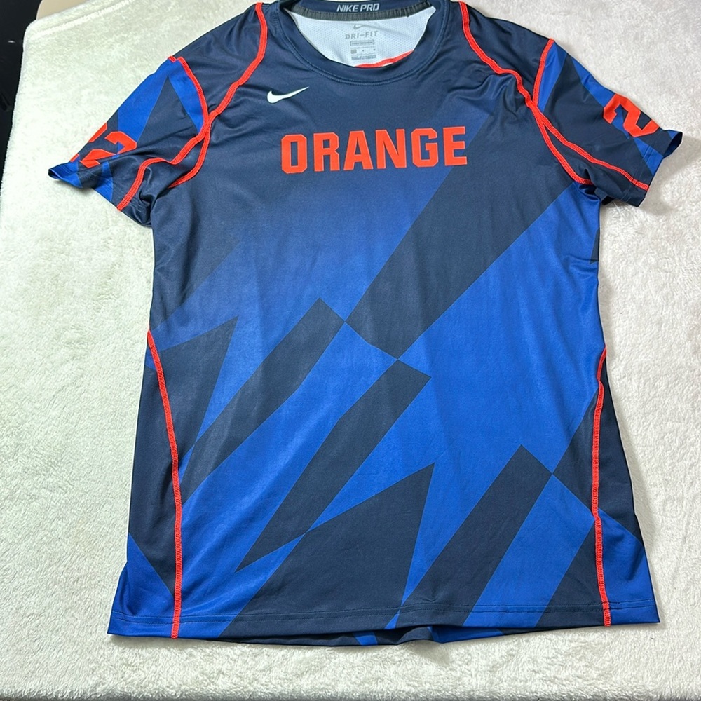 Nike Men’s Dri-Fit Syracuse Athletic Short Sleeve Shirt Size Large #22